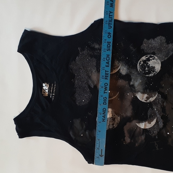 ⭐ROCK & Republic Star Wars Death Star Phases Tank Dress Come to the Dark Side S - Picture 9 of 15